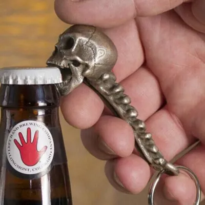 Metal Alloy Skull Bottle Opener