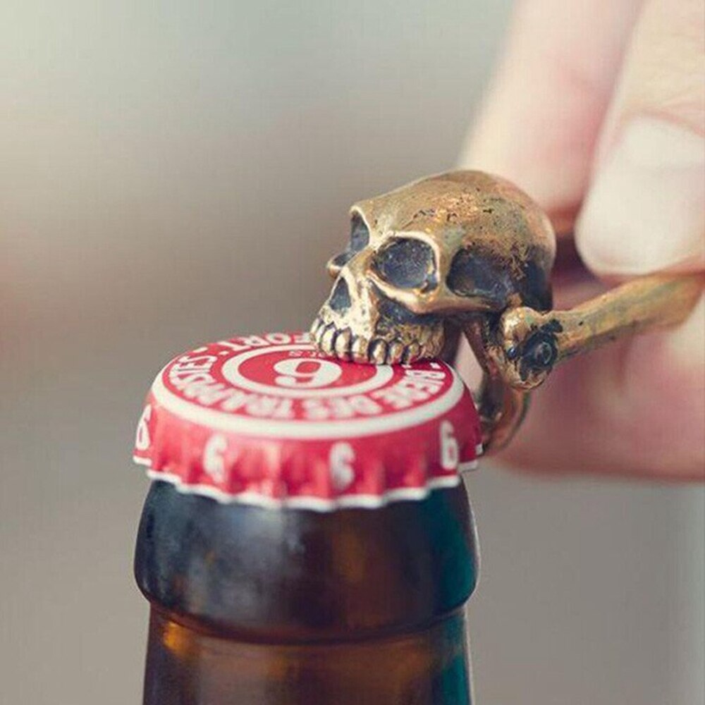 Metal Alloy Skull Bottle Opener