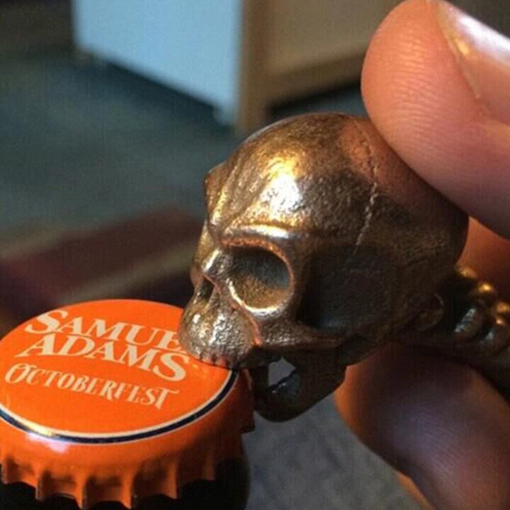 Metal Alloy Skull Bottle Opener
