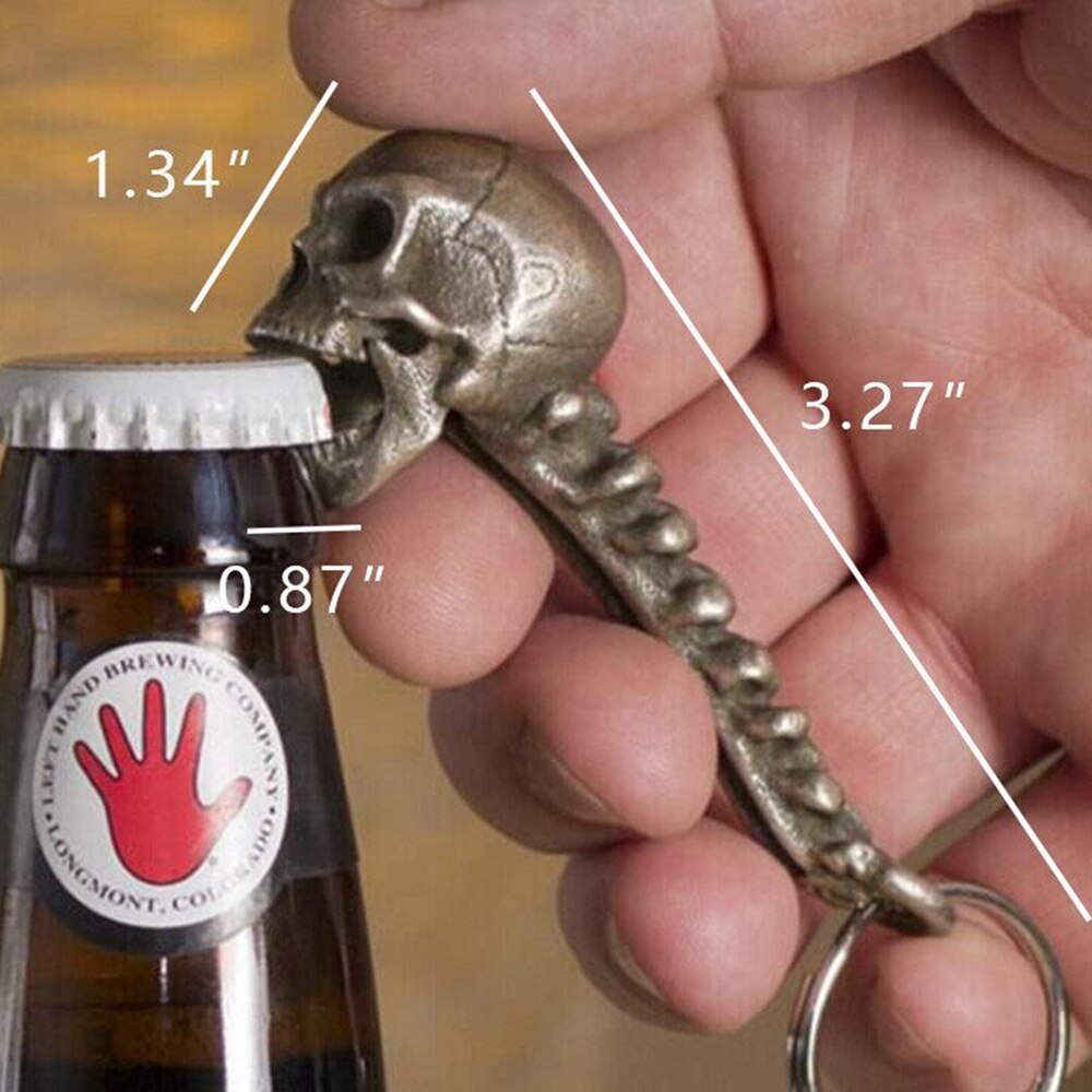 Metal Alloy Skull Bottle Opener
