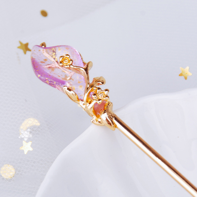 Metal and Crystal Chopstick Hair Clip Metal and Crystal Chopstick Hair Clip
