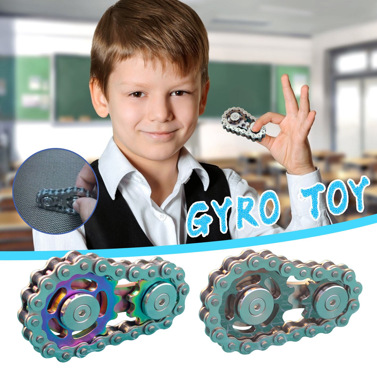 Metal Anti Stress Gear Fidget Spinner Metal Anti Stress Gear Fidget Spinner