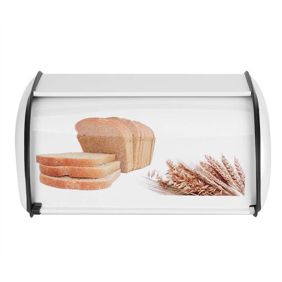 Metal Bread Box Storage Container