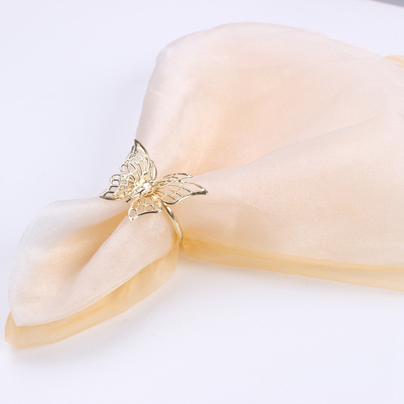 Metal Butterfly Napkin Holders (6pcs)