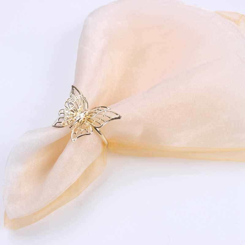 Metal Butterfly Napkin Holders (6pcs)