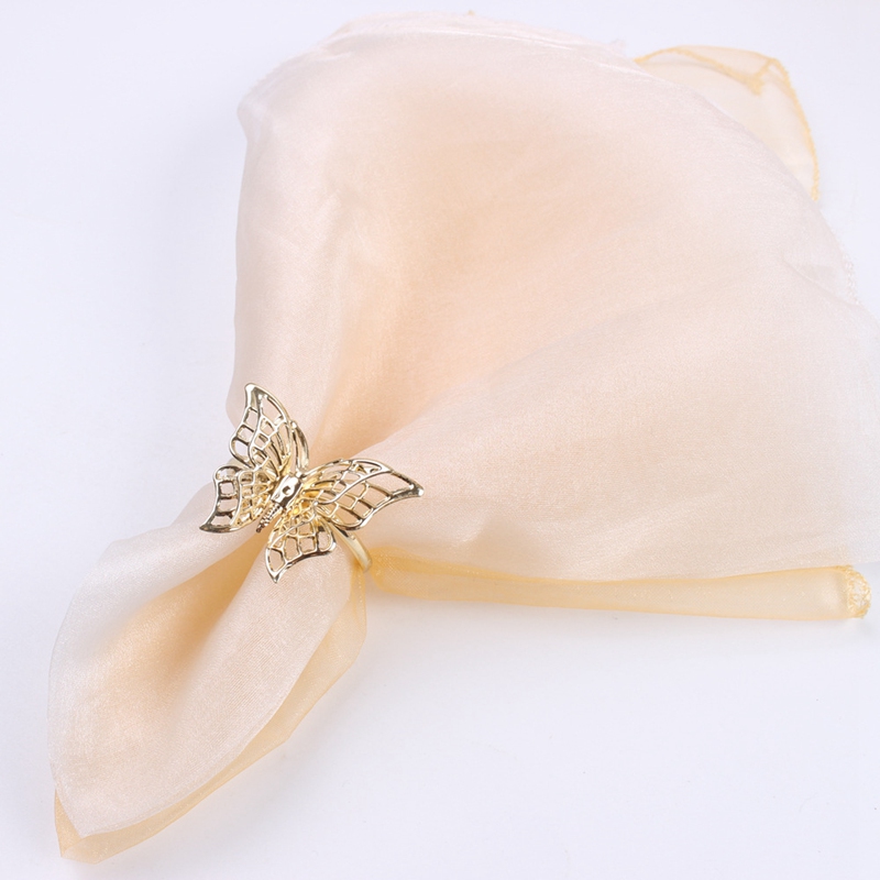 Metal Butterfly Napkin Holders (6pcs)