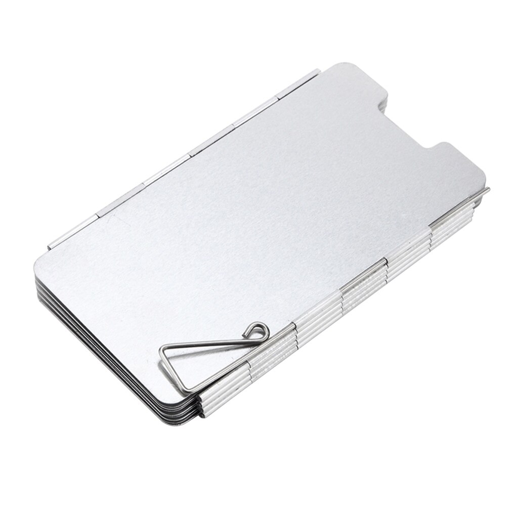 Metal Camping Stove Windshield with Bag