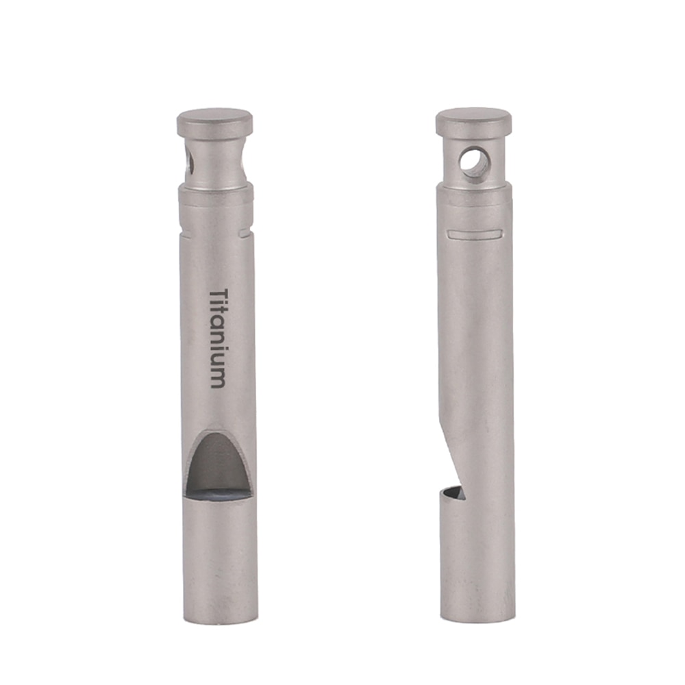 Metal Camping Whistle with Cord