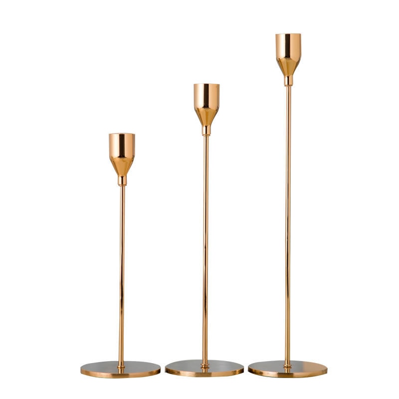 Metal Candlestick Stands (3 Pcs) Metal Candlestick Stands (3 Pcs)