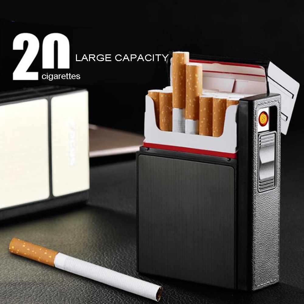 Metal Cigarette Case With Lighter Metal Cigarette Case With Lighter