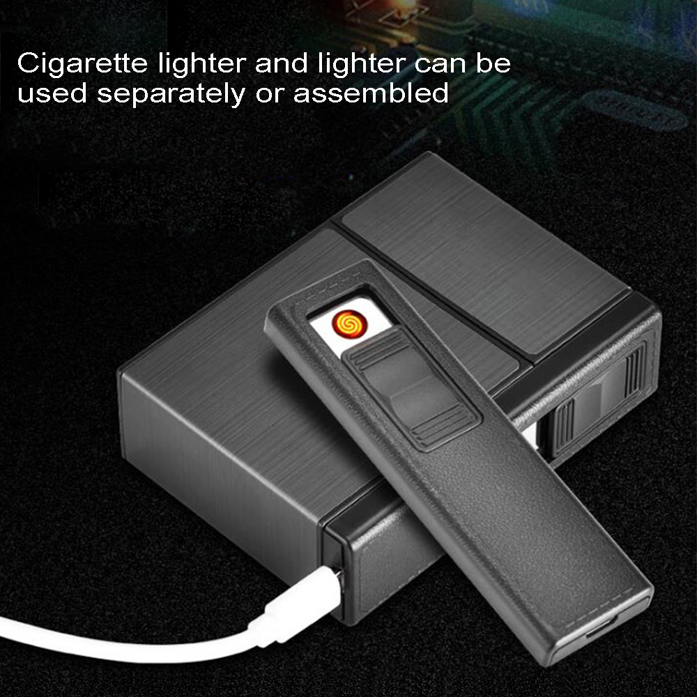 Metal Cigarette Case With Lighter Metal Cigarette Case With Lighter