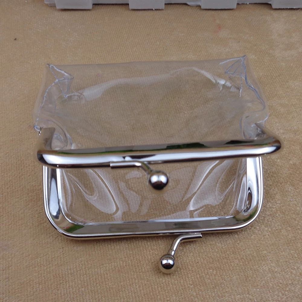 Metal Closure Clear Coin Purse