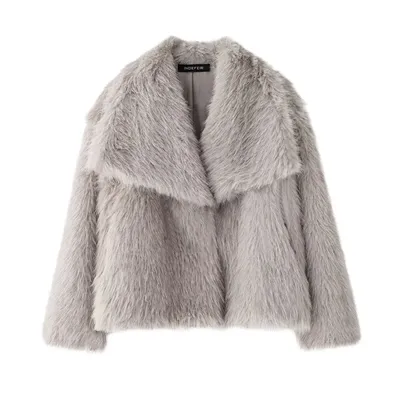 Metal Color Sequin Woven Jacket For Women Loose Stand Collar Long Sleeve Coat Autumn Winter Chic Female Outerwear
