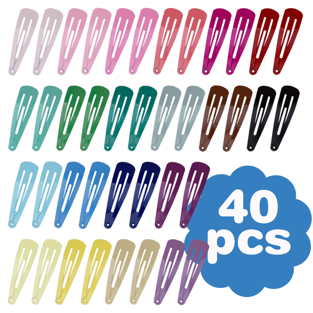 Metal Colored Hair Clips (40pcs) Metal Colored Hair Clips (40pcs)