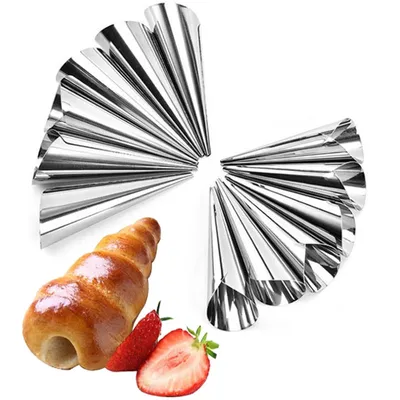 Metal Cones for Baking Stainless Steel Mold (12 pcs)