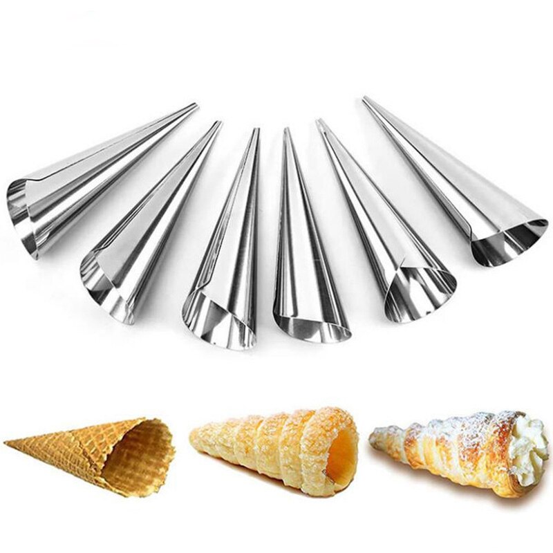 Metal Cones for Baking Stainless Steel Mold (12 pcs)