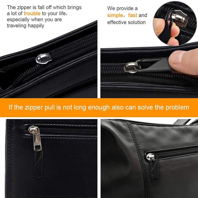 Metal Detachable Zipper Pullers (2pcs)