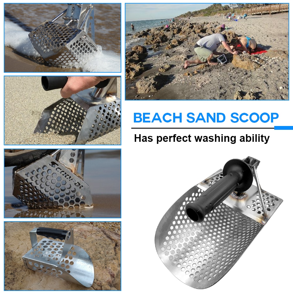 Metal Detecting Sand Scoop Stainless Steel Metal Detecting Sand Scoop Stainless Steel