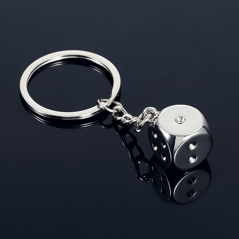 Metal Dice Keychain Metal Dice Keychain