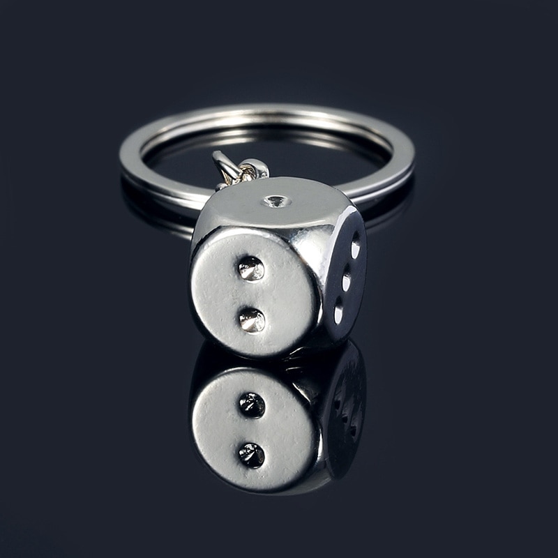 Metal Dice Keychain Metal Dice Keychain