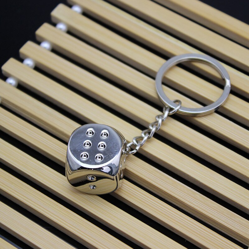 Metal Dice Keychain Metal Dice Keychain