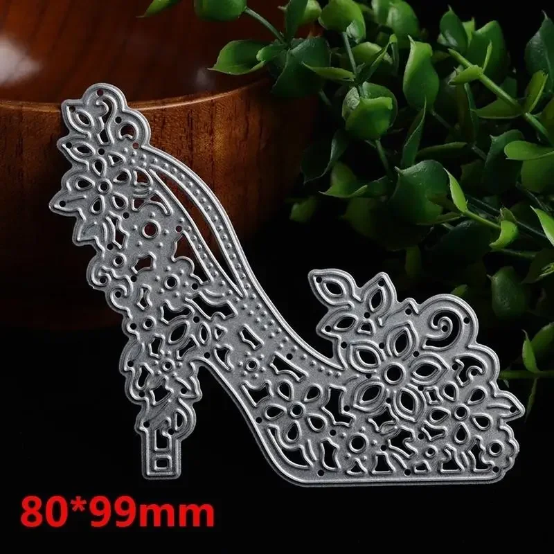 Metal Dies Cut Card Making High-Heeled Shoes Cutting Stencil Scrapbooking Paper Embossing Craft Metal Dies Cut Card Making High-Heeled Shoes Cutting Stencil Scrapbooking Paper Embossing Craft