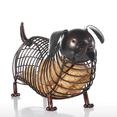 Metal Dog Wine Cork Storage Metal Dog Wine Cork Storage