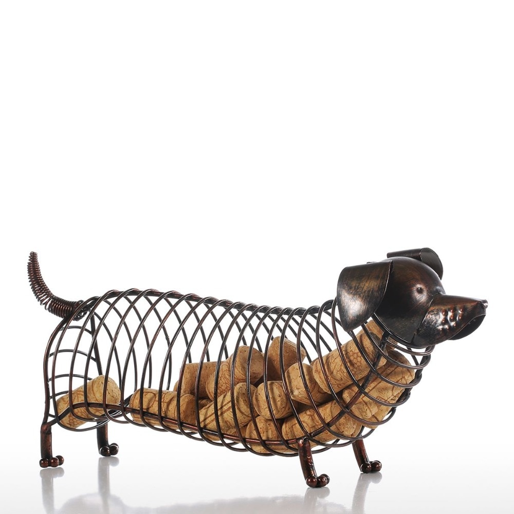 Metal Dog Wine Cork Storage Metal Dog Wine Cork Storage