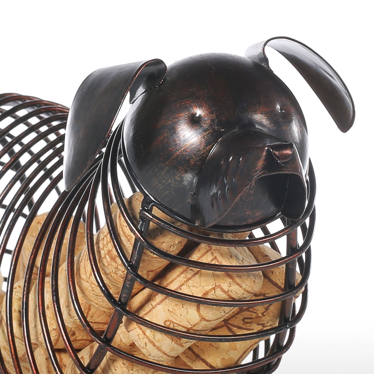 Metal Dog Wine Cork Storage Metal Dog Wine Cork Storage