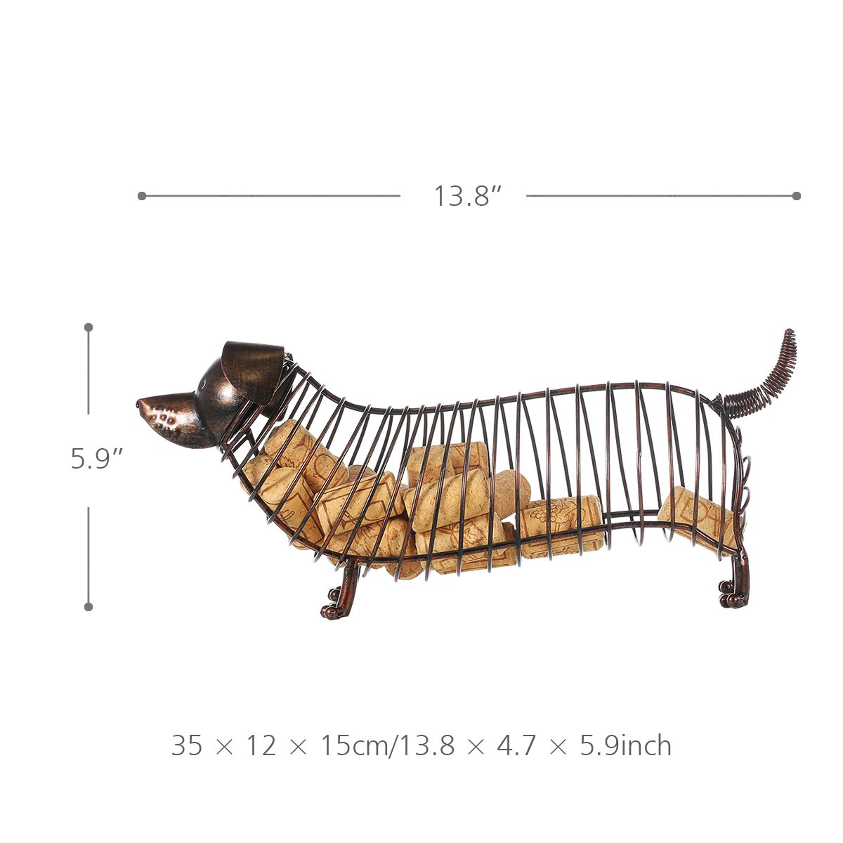 Metal Dog Wine Cork Storage Metal Dog Wine Cork Storage