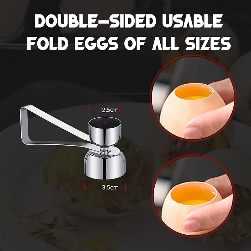 Metal Eggshell Opener Tool