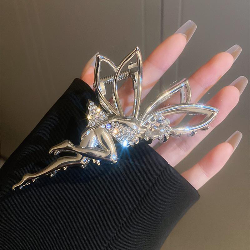 Metal Fairy Hair Clip with Rhinestones Metal Fairy Hair Clip with Rhinestones