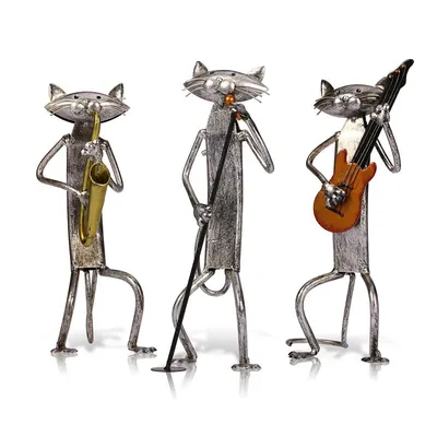 Metal Figurines Home Decoration