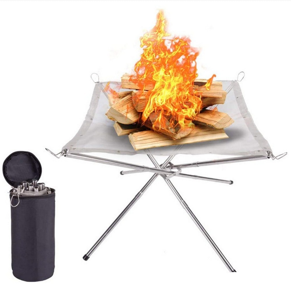 Metal Frame Collapsible Fire Pit
