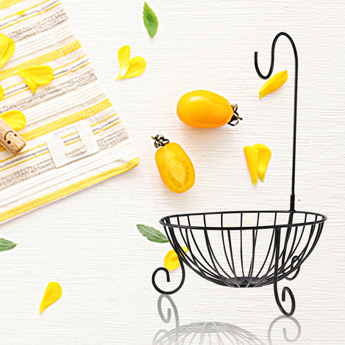 Metal Fruit Basket Banana Hanger
