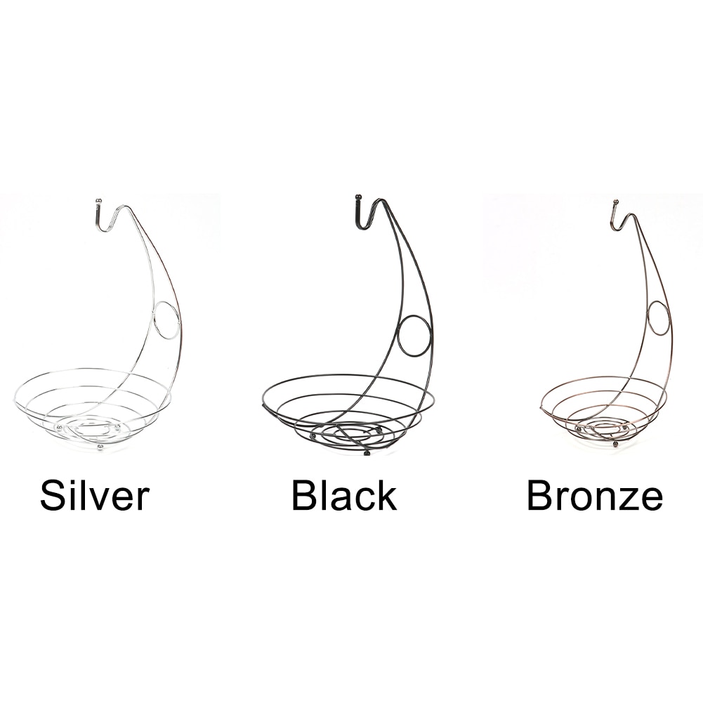 Metal Fruit Bowl with Banana Hanger