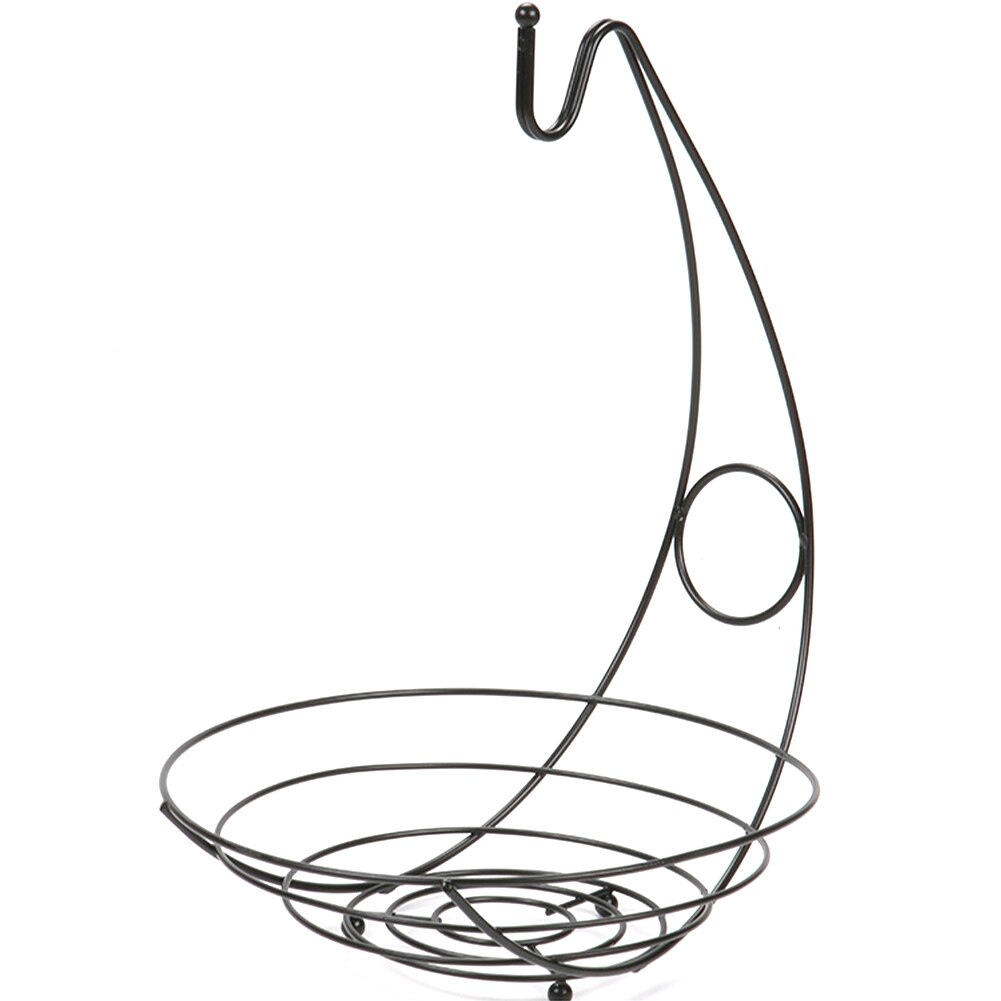 Metal Fruit Bowl with Banana Hanger