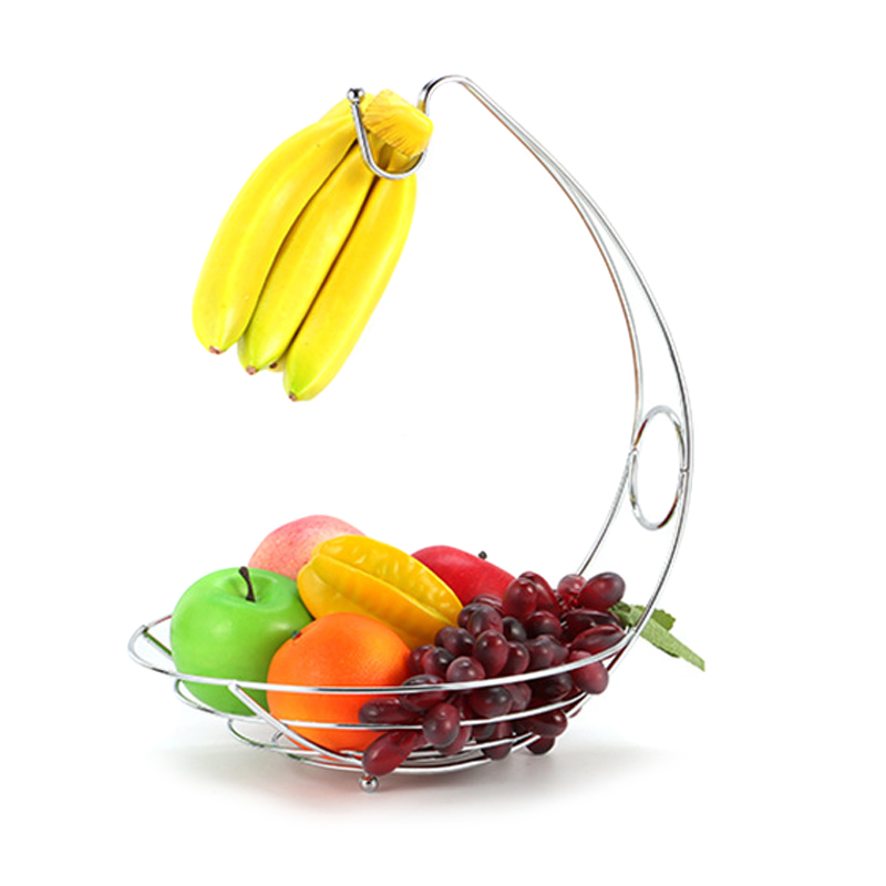 Metal Fruit Bowl with Fruit Hanger