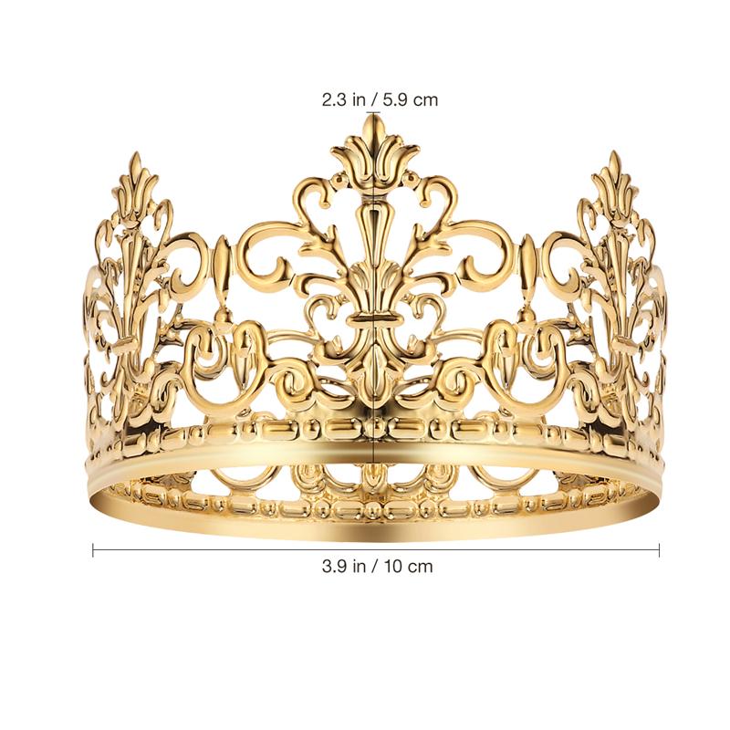 Metal Gold Crown Cake Topper Metal Gold Crown Cake Topper