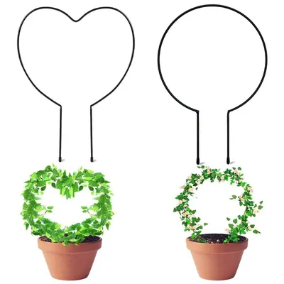 Metal Heart Shaped Trellis Metal Heart Shaped Trellis