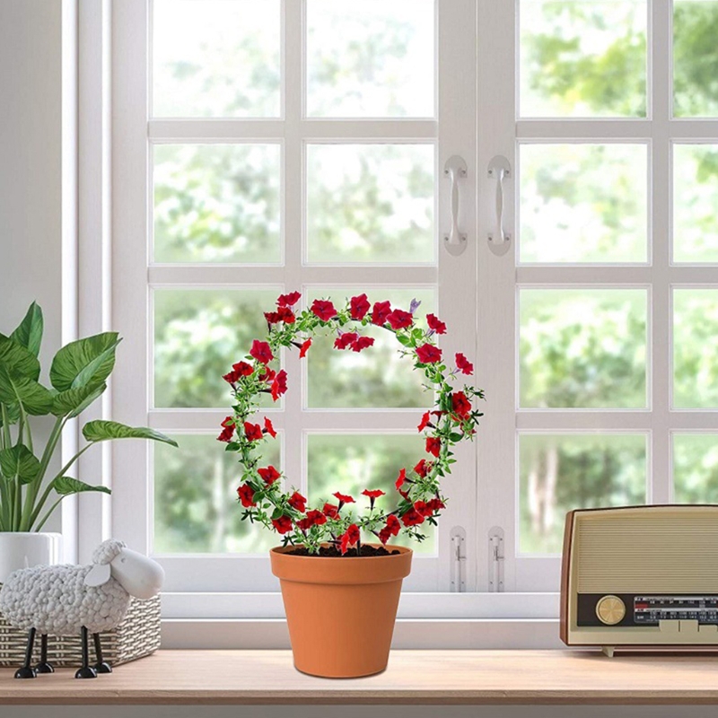 Metal Heart Shaped Trellis Metal Heart Shaped Trellis