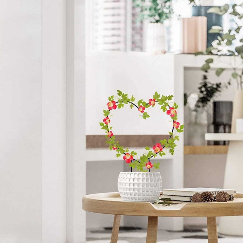 Metal Heart Shaped Trellis Metal Heart Shaped Trellis