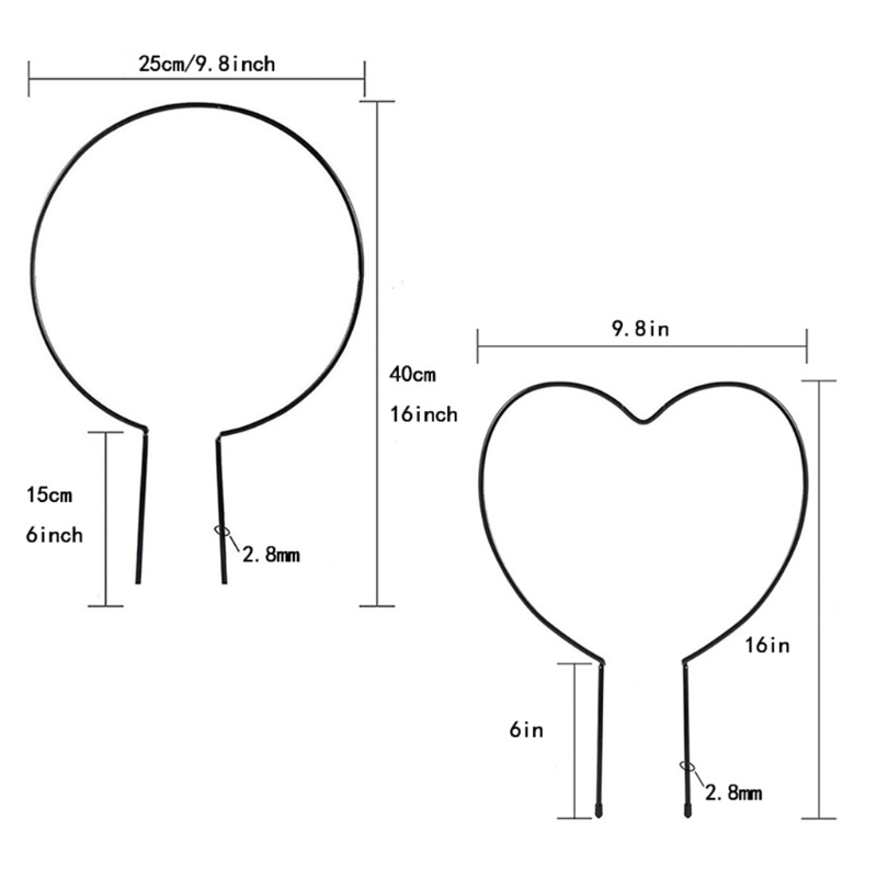 Metal Heart Shaped Trellis Metal Heart Shaped Trellis
