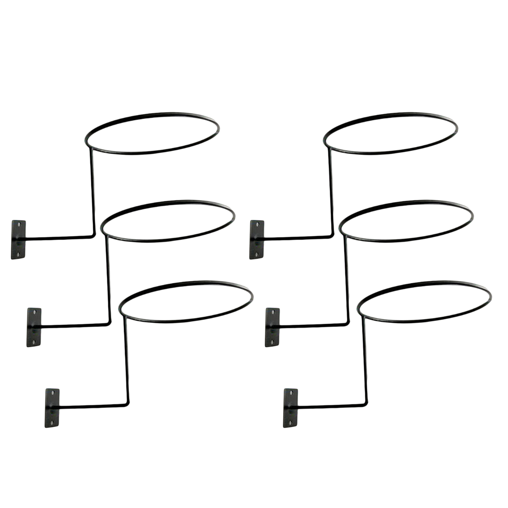 Metal Helmet Hanger for Wall Set (6 pcs) Metal Helmet Hanger for Wall Set (6 pcs)