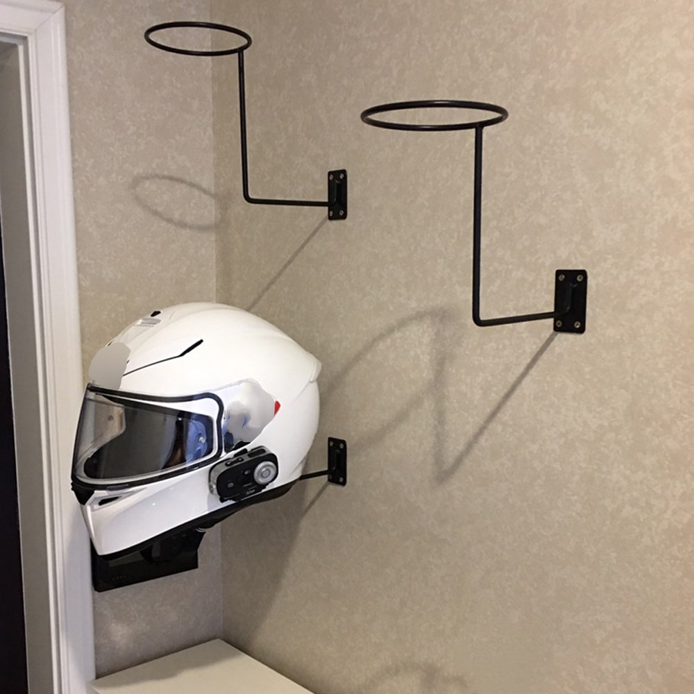 Metal Helmet Hanger for Wall Set (6 pcs) Metal Helmet Hanger for Wall Set (6 pcs)