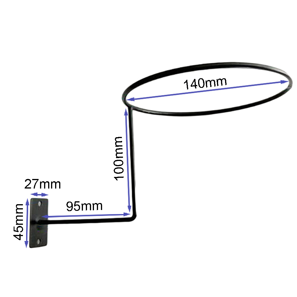Metal Helmet Hanger for Wall Set (6 pcs) Metal Helmet Hanger for Wall Set (6 pcs)