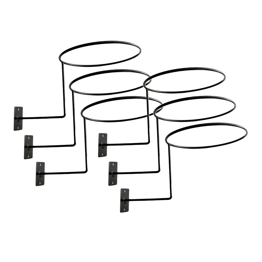 Metal Helmet Hanger for Wall Set (6 pcs) Metal Helmet Hanger for Wall Set (6 pcs)