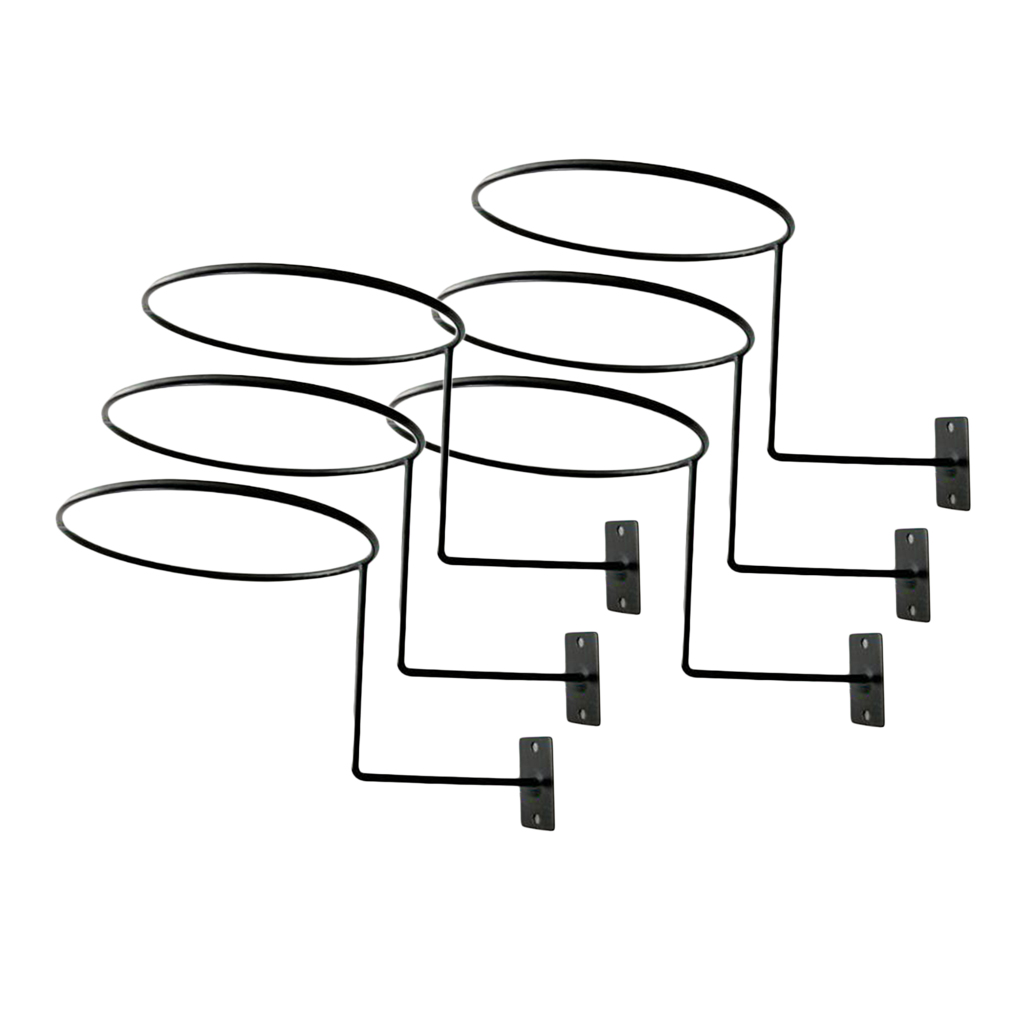 Metal Helmet Hanger for Wall Set (6 pcs) Metal Helmet Hanger for Wall Set (6 pcs)