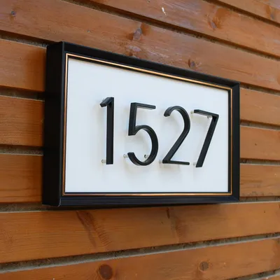 Metal House Number Modern Design Metal House Number Modern Design