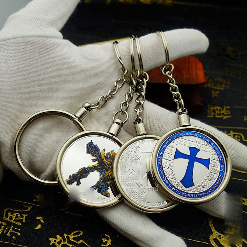 Metal Keyring Coin Holder Metal Keyring Coin Holder